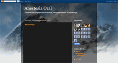 Desktop Screenshot of anestesiaoral.blogspot.com