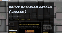 Desktop Screenshot of dewankeseniangresik.blogspot.com