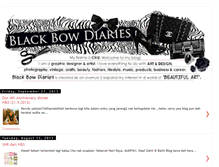 Tablet Screenshot of blackbowdiaries.blogspot.com