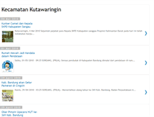 Tablet Screenshot of kecamatan-kutawaringin.blogspot.com