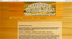 Desktop Screenshot of creaciones-dorcas.blogspot.com