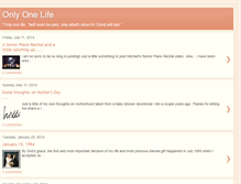 Tablet Screenshot of onlyonelifehoneyhome.blogspot.com