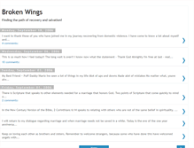 Tablet Screenshot of on-broken-wings.blogspot.com