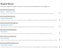 Tablet Screenshot of huckdnews.blogspot.com