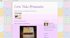 Desktop Screenshot of coresvivasartesanatos.blogspot.com