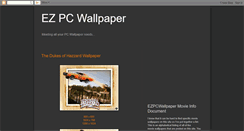Desktop Screenshot of ezpcwallpaper.blogspot.com
