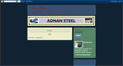 Desktop Screenshot of adnansteel.blogspot.com