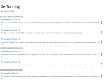 Tablet Screenshot of 3etraining.blogspot.com