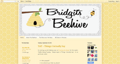 Desktop Screenshot of bridgitsbeehive.blogspot.com