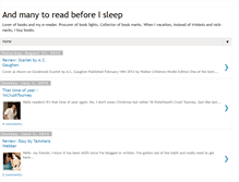 Tablet Screenshot of manytoread.blogspot.com