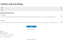 Tablet Screenshot of fashiontravelling.blogspot.com