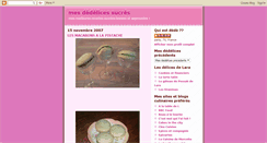 Desktop Screenshot of dedelices.blogspot.com