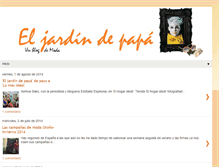 Tablet Screenshot of eljardindepapa.blogspot.com