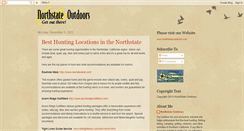 Desktop Screenshot of northstateoutdoors.blogspot.com