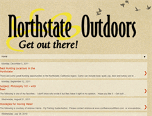 Tablet Screenshot of northstateoutdoors.blogspot.com