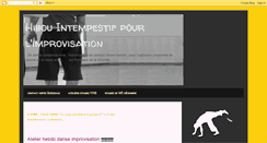 Desktop Screenshot of hibou-intempestif.blogspot.com