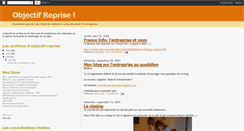 Desktop Screenshot of objectif-reprise.blogspot.com