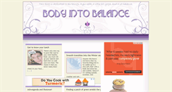 Desktop Screenshot of bodyintobalance.blogspot.com