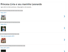 Tablet Screenshot of liviaprincesinha.blogspot.com