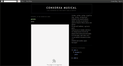 Desktop Screenshot of conxorxamusical.blogspot.com