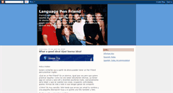 Desktop Screenshot of languagepenfriend.blogspot.com