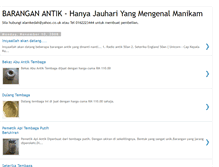 Tablet Screenshot of baranganantik.blogspot.com