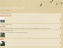 Tablet Screenshot of jojonestravelinglady.blogspot.com