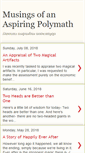Mobile Screenshot of musingsofanaspiringpolymath.blogspot.com
