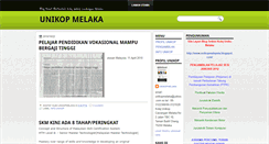Desktop Screenshot of kolejunikopmalaysia.blogspot.com