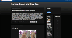 Desktop Screenshot of karrmasalonanddayspa.blogspot.com