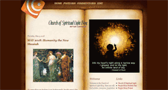 Desktop Screenshot of churchofspirituallight.blogspot.com