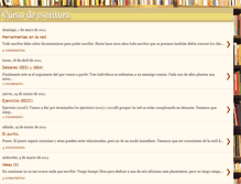 Tablet Screenshot of cursoescritura.blogspot.com