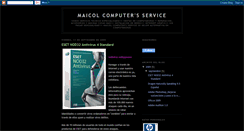 Desktop Screenshot of maicolcomputersservice.blogspot.com