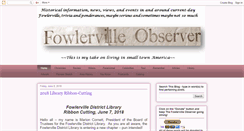 Desktop Screenshot of fowlerville.blogspot.com