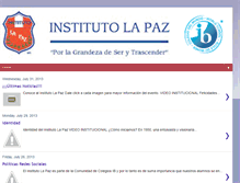 Tablet Screenshot of institutolapaz.blogspot.com