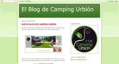 Desktop Screenshot of campingurbion.blogspot.com