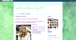 Desktop Screenshot of islandbeauty33.blogspot.com