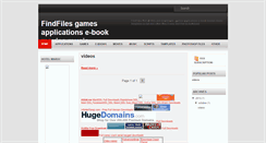 Desktop Screenshot of findfiles.blogspot.com