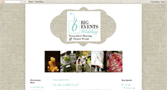 Desktop Screenshot of bigeventswedding.blogspot.com