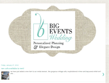 Tablet Screenshot of bigeventswedding.blogspot.com