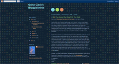 Desktop Screenshot of guitarzack.blogspot.com
