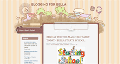 Desktop Screenshot of bloggingforbella.blogspot.com