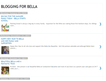 Tablet Screenshot of bloggingforbella.blogspot.com