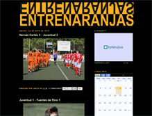 Tablet Screenshot of entrenaranjas.blogspot.com