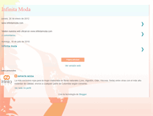 Tablet Screenshot of infinitamoda.blogspot.com