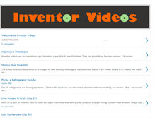 Tablet Screenshot of inventorvideos.blogspot.com