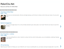 Tablet Screenshot of pokerclix.blogspot.com