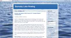 Desktop Screenshot of burnabylakerowing.blogspot.com