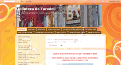 Desktop Screenshot of bibliotecadetaradell.blogspot.com
