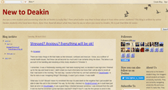 Desktop Screenshot of newtodeakin.blogspot.com